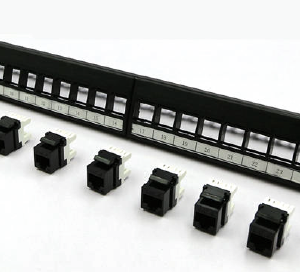 Alternative view of Alphanet APN-24-KX patch panel cat6 24port