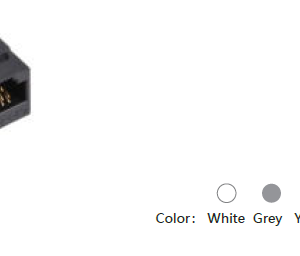 Alternative view of Alphanet APN-603X-180BK modular jack keystone type, Cat6
