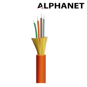 Alphanet GJFJV OS2 Indoor FO cable, PVC, 8cores APN-G08 -GJ