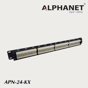 Alphanet APN-24-KX patch panel cat6 24port