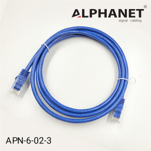 Alphanet APN-6-02-3 Cat 6 UTP Moulded P/cord 3m