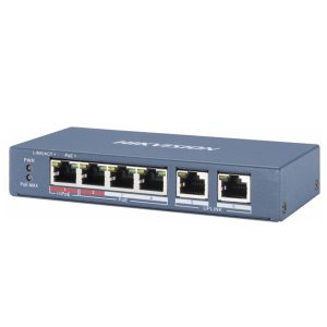 Switch mạng 4 cổng PoE Hikvision DS-3E0106P-E/M