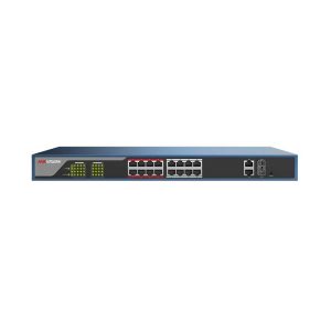 Switch mạng thông minh 16 cổng PoE Hikvision DS-3E1318P-EI