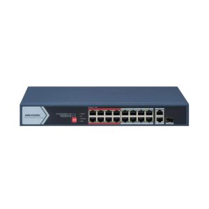Switch mạng 16 cổng PoE HIKVISION DS-3E1318P-EI/M